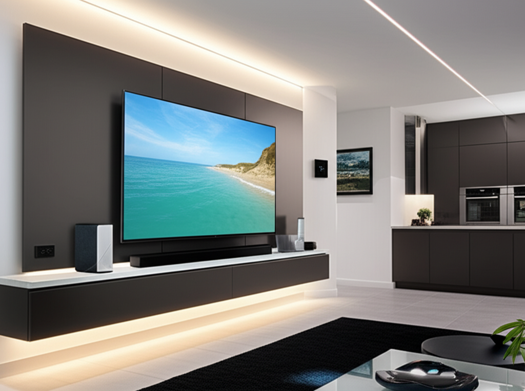 Smart home setup with connected devices